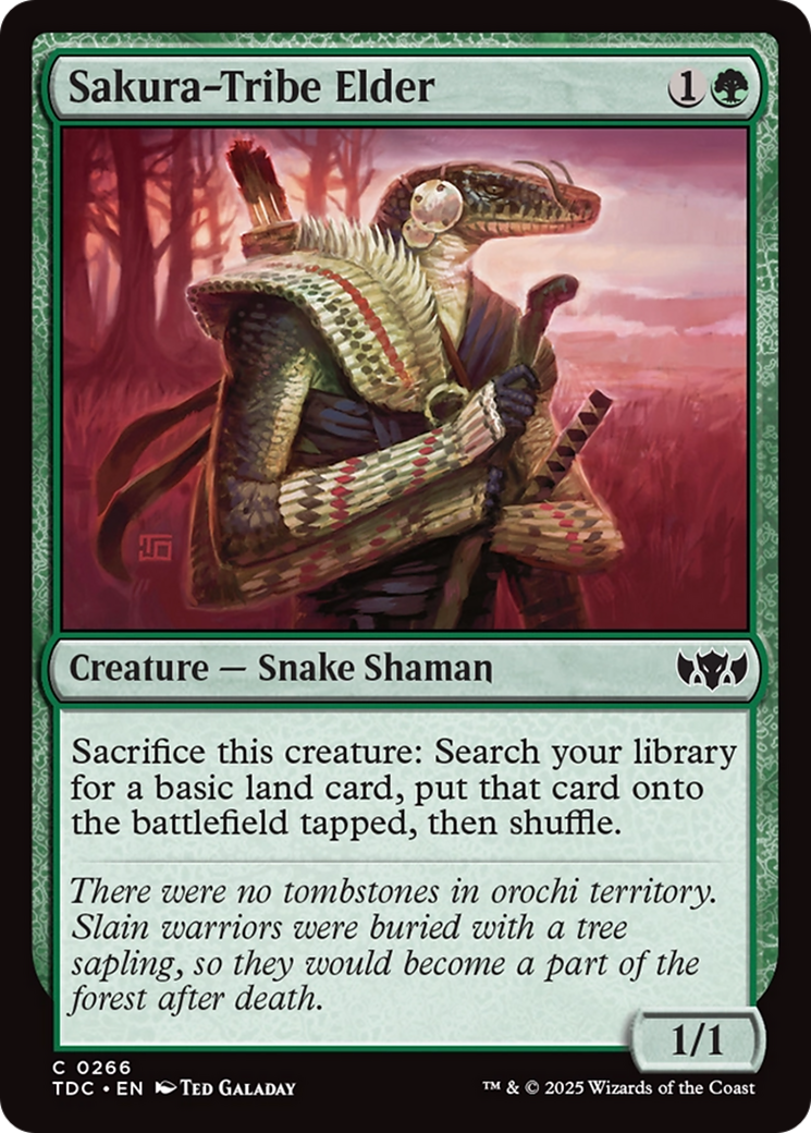 Sakura-Tribe Elder [Tarkir: Dragonstorm Commander] | GnG Games
