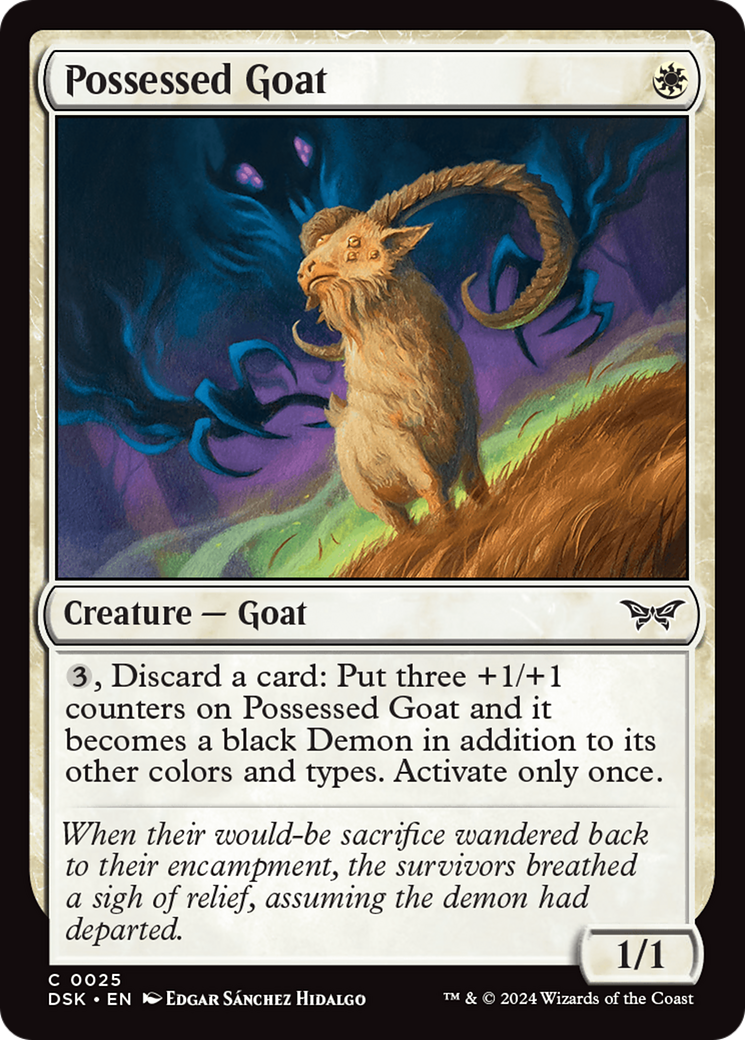 Possessed Goat [Duskmourn: House of Horror] | GnG Games