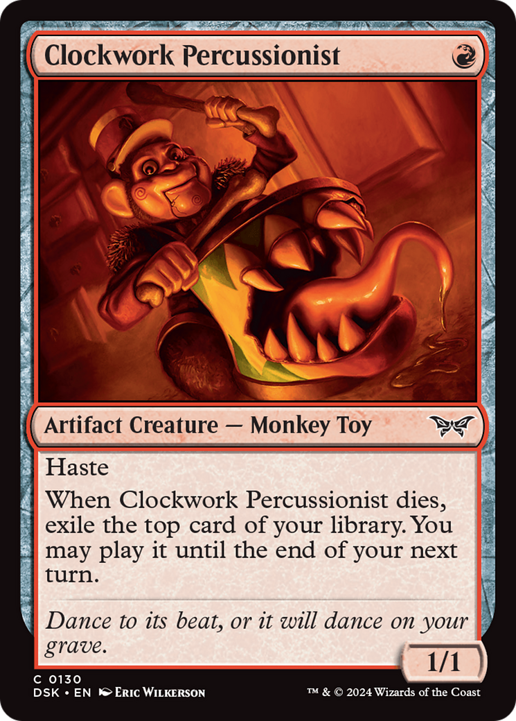 Clockwork Percussionist (0130) [Duskmourn: House of Horror] | GnG Games