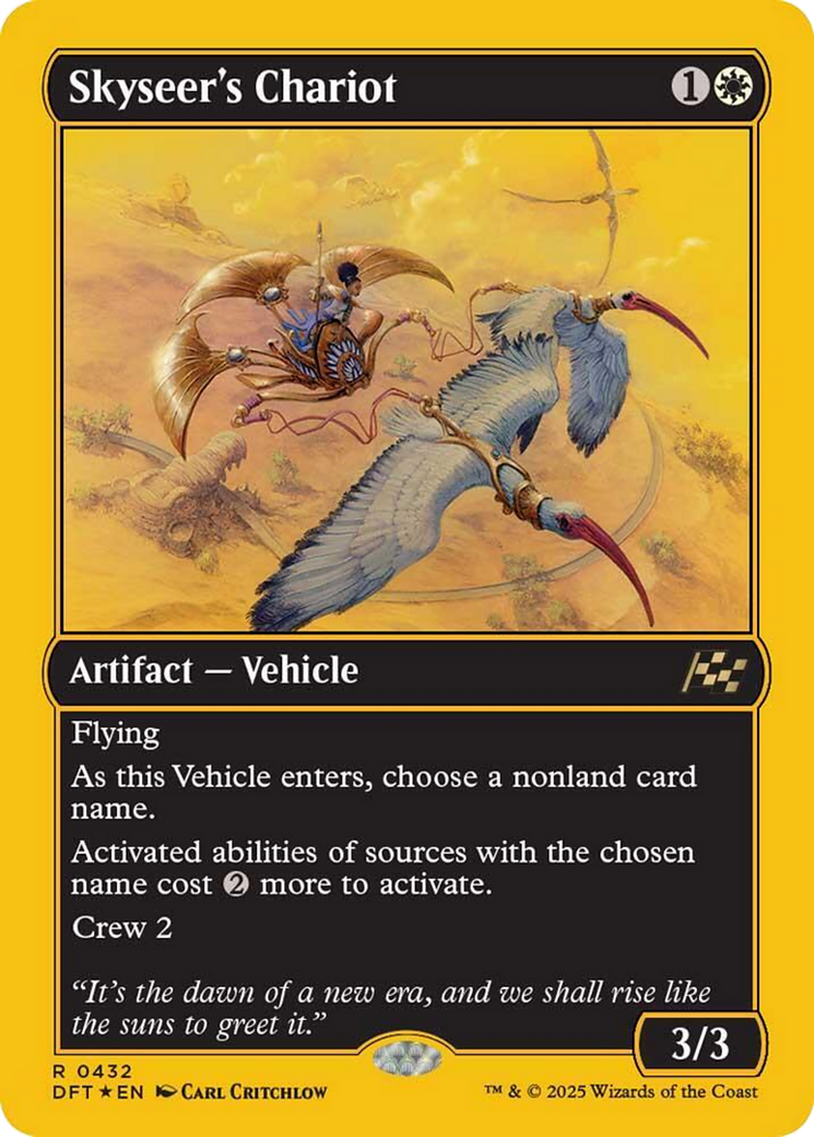 Skyseer's Chariot (First-Place Foil) [Aetherdrift] | GnG Games