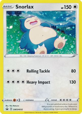 Snorlax (SWSH032) [Sword & Shield: Black Star Promos] | GnG Games