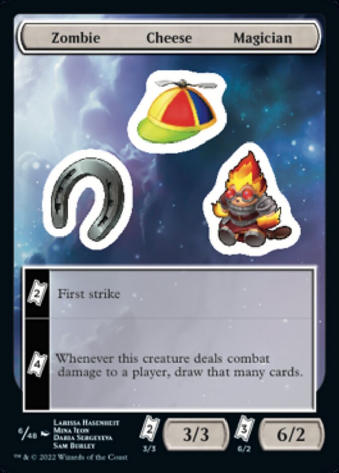 Zombie Cheese Magician [Unfinity Stickers] | GnG Games