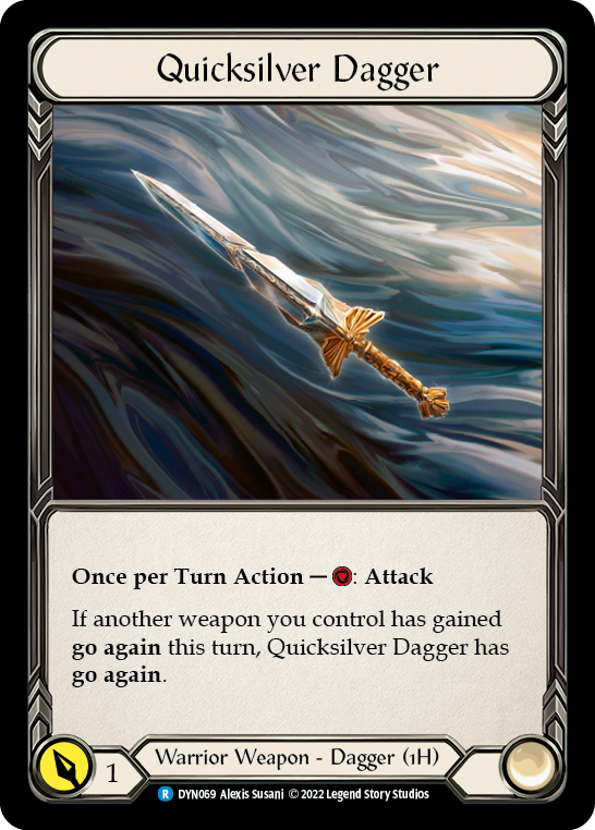 Quicksilver Dagger [DYN069] (Dynasty)  Cold Foil | GnG Games