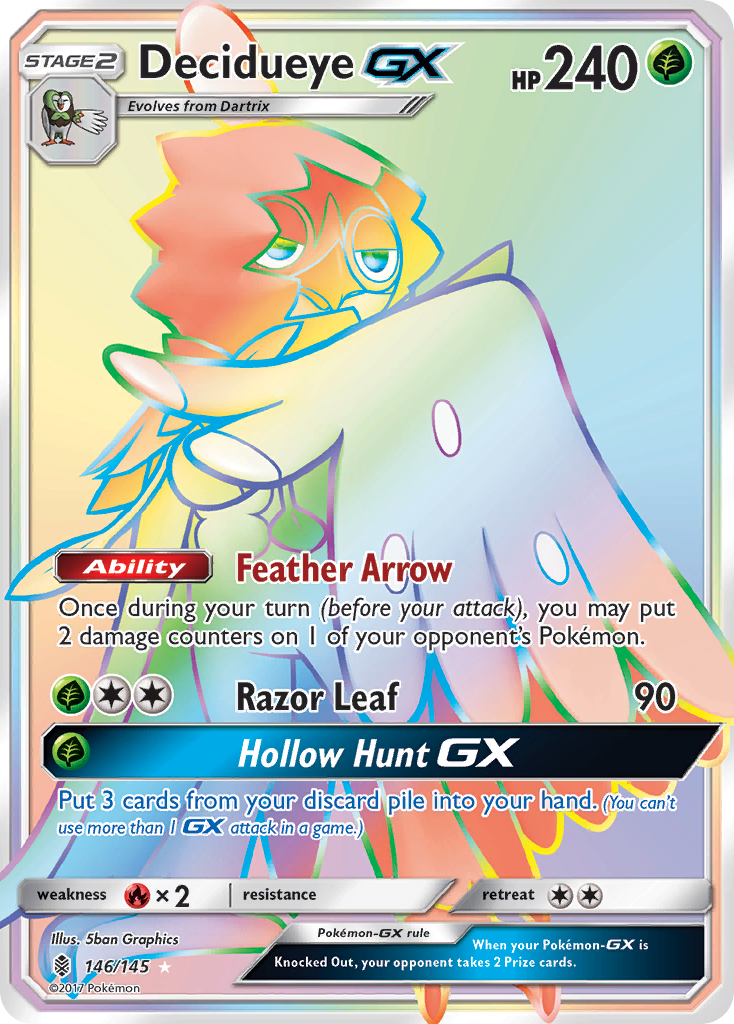 Decidueye GX (146/145) [Sun & Moon: Guardians Rising] | GnG Games