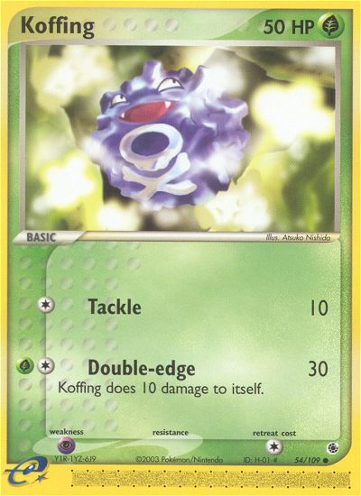 Koffing (54/109) [EX: Ruby & Sapphire] | GnG Games