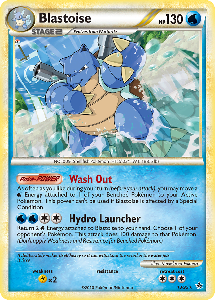 Blastoise (13/95) [HeartGold & SoulSilver: Unleashed] | GnG Games