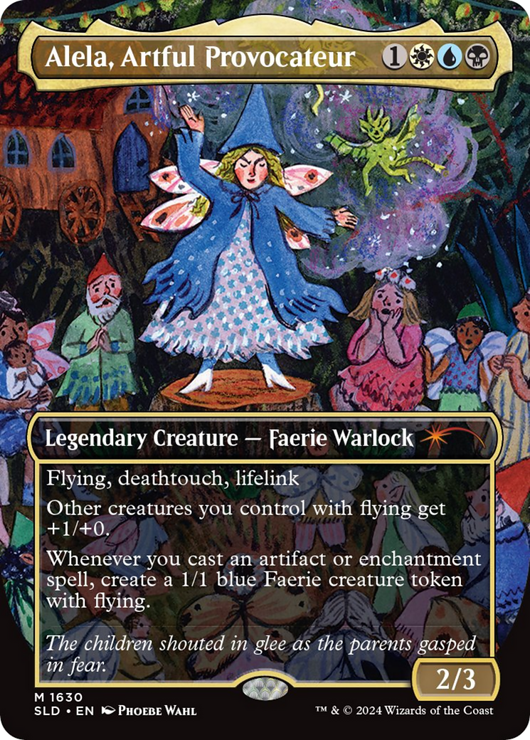 Alela, Artful Provocateur (1630) (Rainbow Foil) [Secret Lair Drop Series] | GnG Games