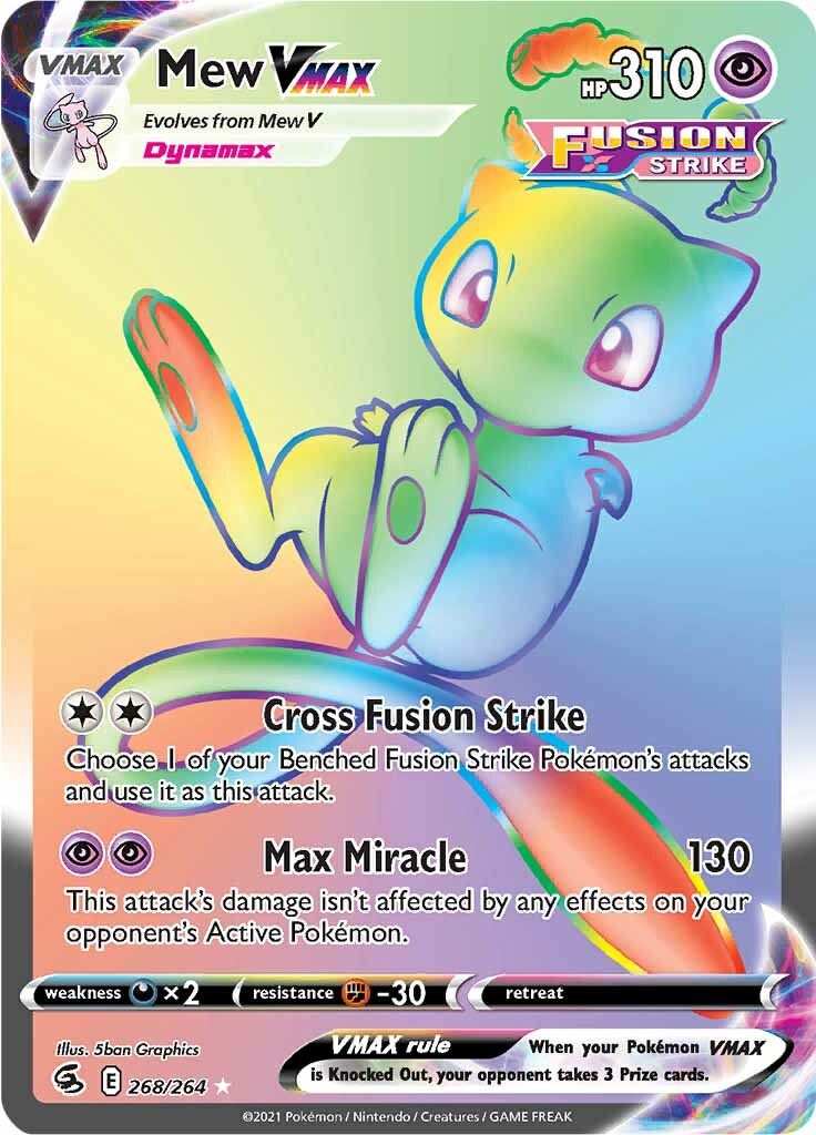 Mew VMAX (268/264) [Sword & Shield: Fusion Strike] | GnG Games