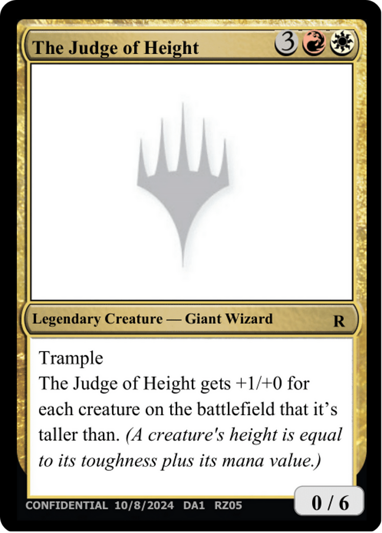 The Judge of Height [Unknown Event] | GnG Games