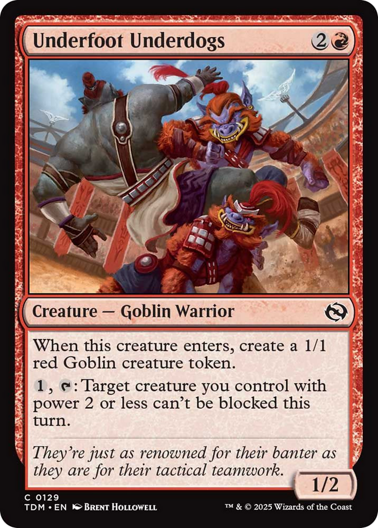 Underfoot Underdogs [Tarkir: Dragonstorm] | GnG Games