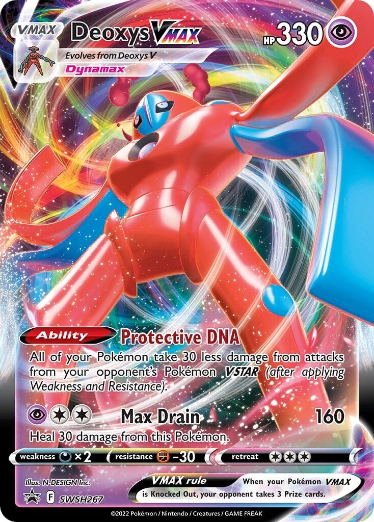 Deoxys VMAX (SWSH267) [Sword & Shield: Black Star Promos] | GnG Games