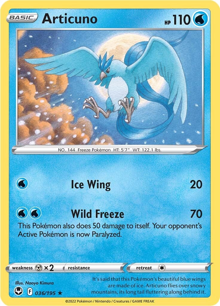 Articuno (036/195) [Sword & Shield: Silver Tempest] | GnG Games