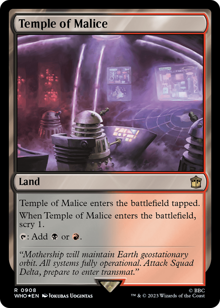 Temple of Malice (Surge Foil) [Doctor Who] | GnG Games