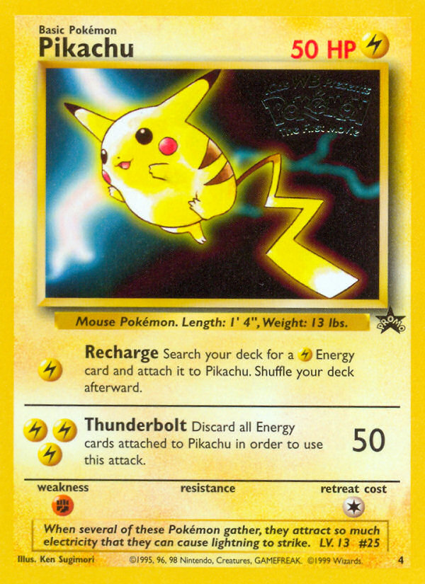 Pikachu (4) [Wizards of the Coast: Black Star Promos] | GnG Games