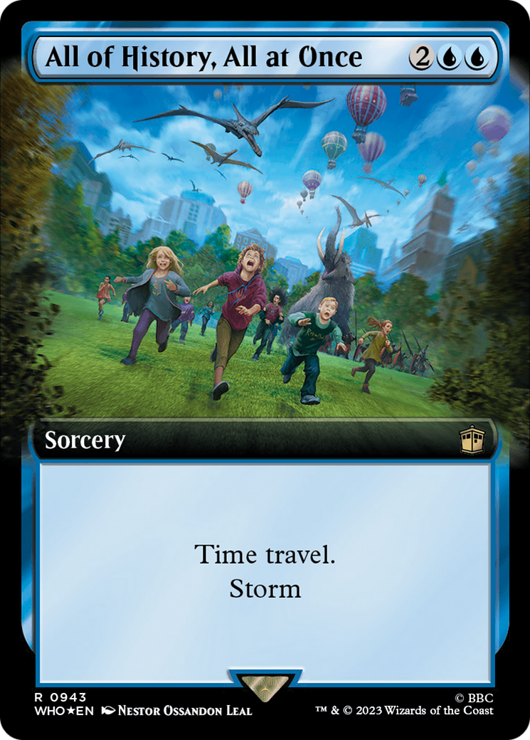 All of History, All at Once (Extended Art) (Surge Foil) [Doctor Who] | GnG Games