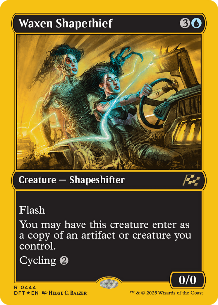 Waxen Shapethief (First-Place Foil) [Aetherdrift] | GnG Games