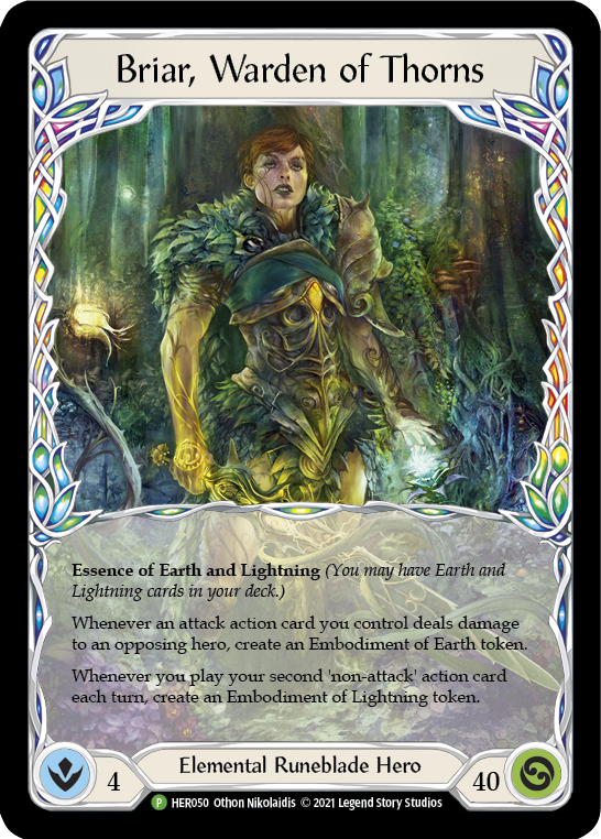 Briar, Warden of Thorns [HER050] (Promo)  Rainbow Foil | GnG Games