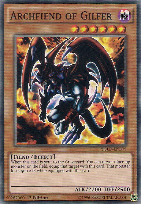 Archfiend of Gilfer [YGLD-ENB05] Common | GnG Games