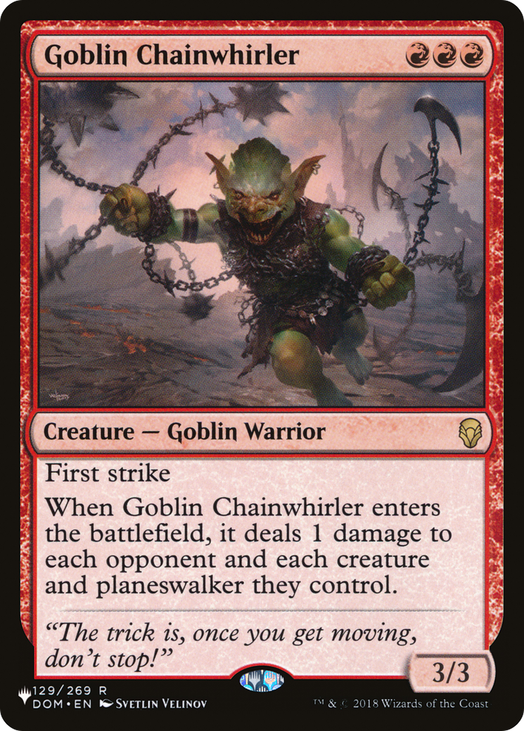 Goblin Chainwhirler [The List] | GnG Games