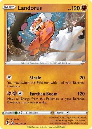 Landorus (148/264) (Cosmos Holo) [Sword & Shield: Fusion Strike] | GnG Games