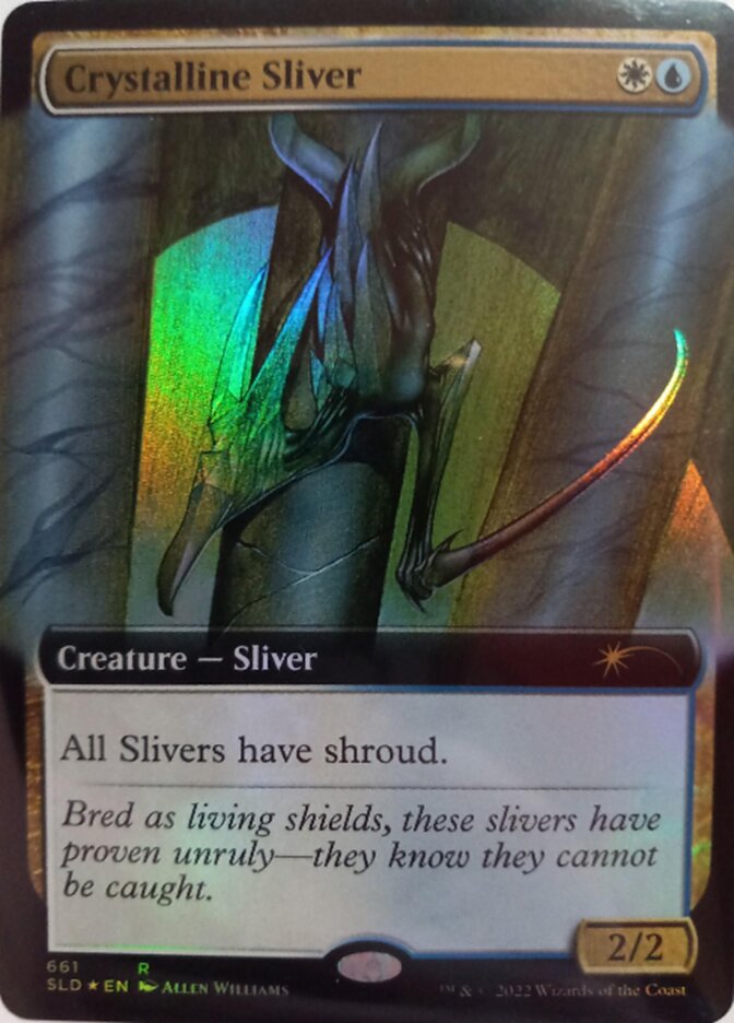 Crystalline Sliver (Extended Art) [Secret Lair Drop Promos] | GnG Games