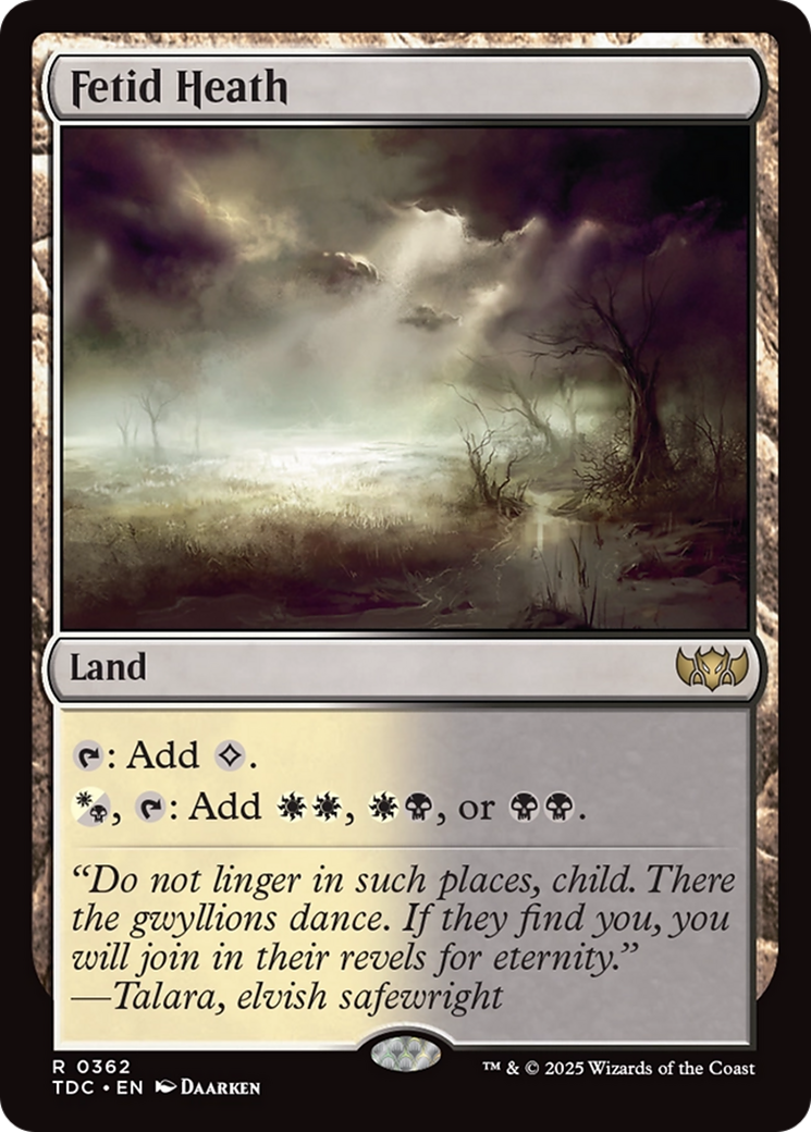 Fetid Heath [Tarkir: Dragonstorm Commander] | GnG Games