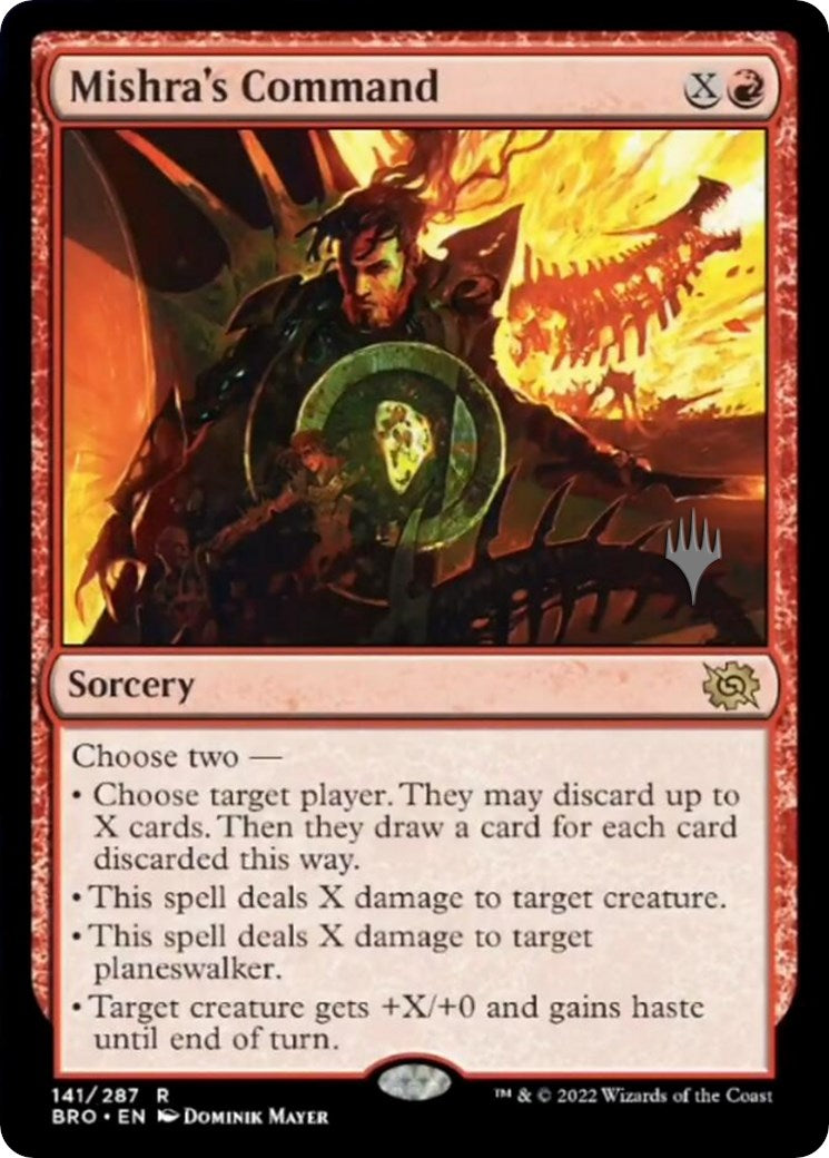 Mishra's Command (Promo Pack) [The Brothers' War Promos] | GnG Games