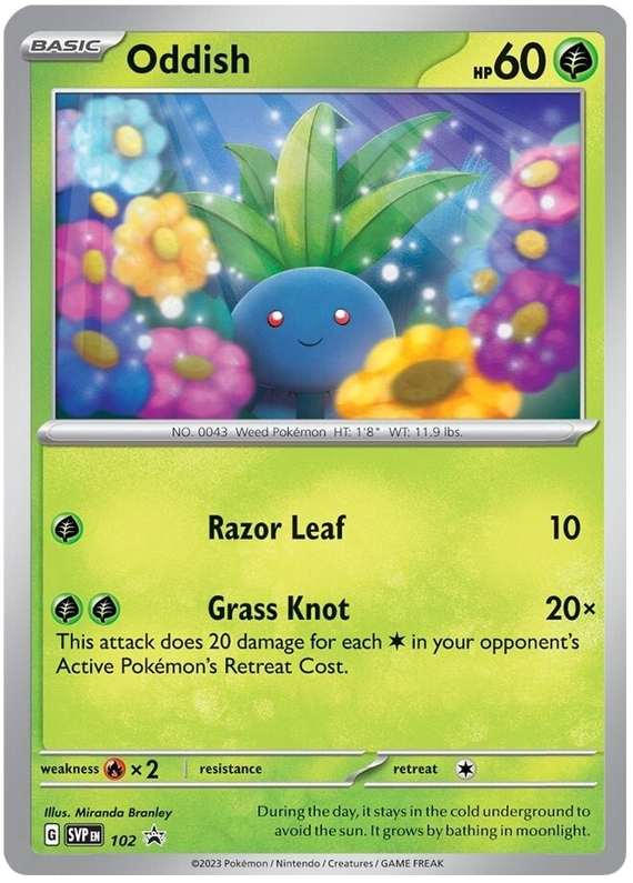 Oddish (102) [Scarlet & Violet: Black Star Promos] | GnG Games