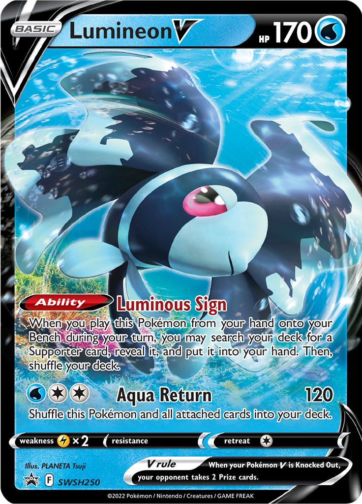 Lumineon V (SWSH250) [Sword & Shield: Black Star Promos] | GnG Games