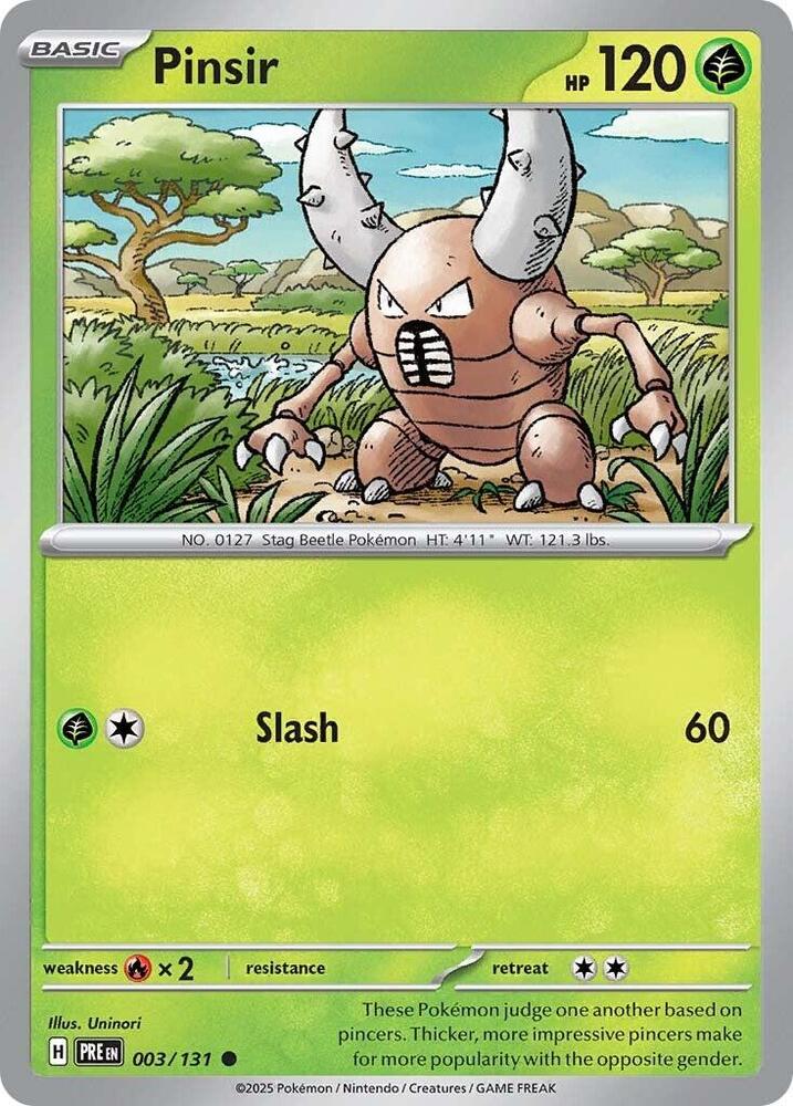 Pinsir (003/131) [Scarlet & Violet: Prismatic Evolutions] | GnG Games