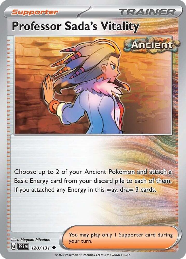 Professor Sada's Vitality (120/131) [Scarlet & Violet: Prismatic Evolutions] | GnG Games