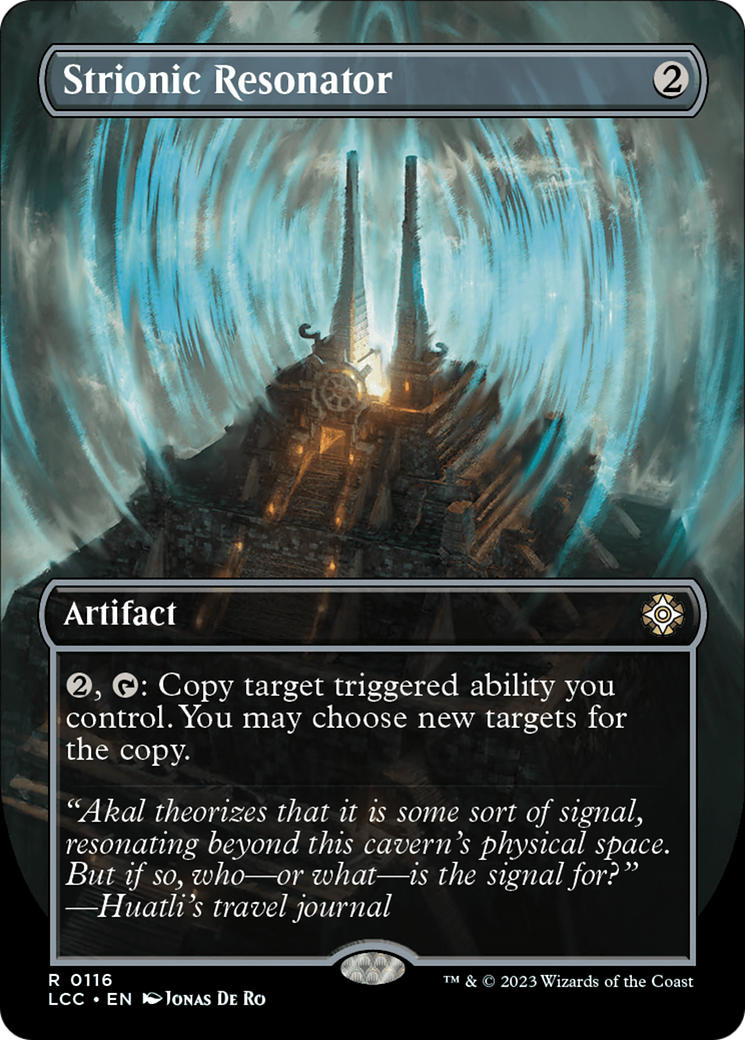 Strionic Resonator (Borderless) [The Lost Caverns of Ixalan Commander] | GnG Games