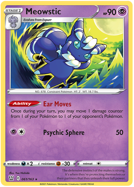 Meowstic (061/163) [Sword & Shield: Battle Styles] | GnG Games