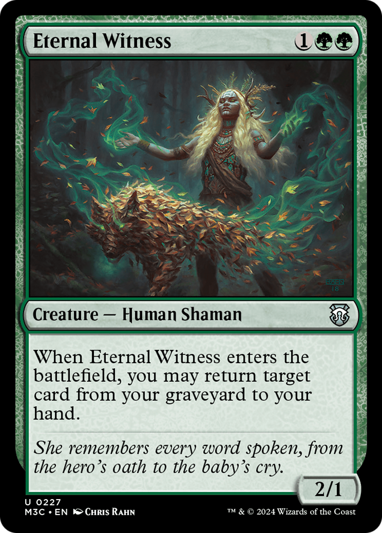 Eternal Witness [Modern Horizons 3 Commander] | GnG Games