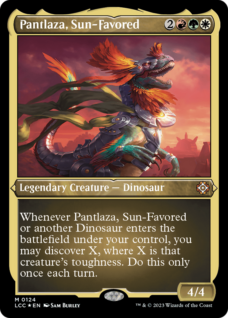 Pantlaza, Sun-Favored (Display Commander) [The Lost Caverns of Ixalan Commander] | GnG Games
