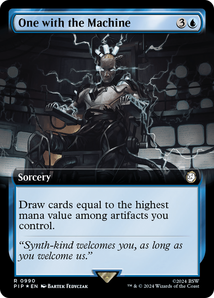 One with the Machine (Extended Art) (Surge Foil) [Fallout] | GnG Games