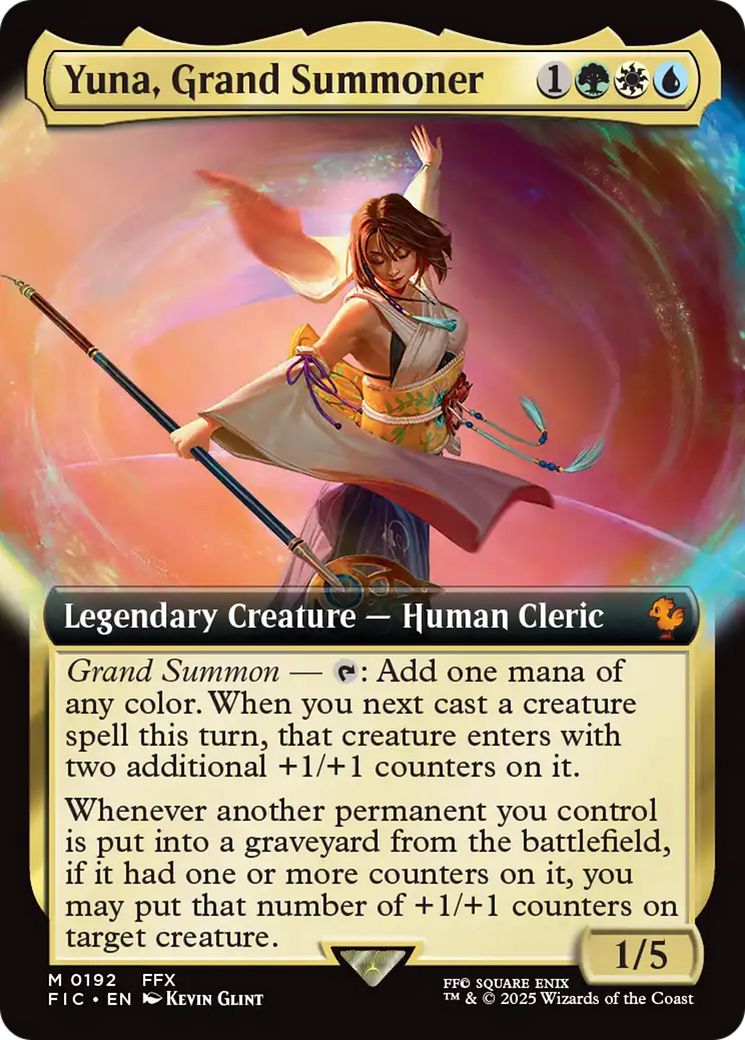 Yuna, Grand Summoner (Extended Art) [FINAL FANTASY Commander] | GnG Games