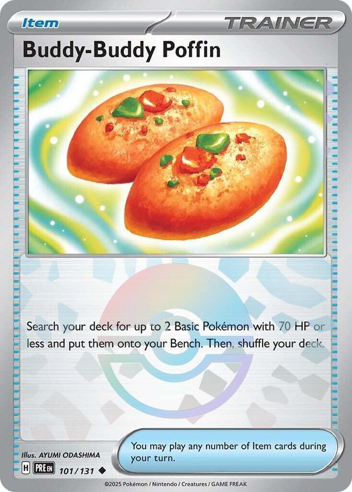 Buddy-Buddy Poffin (101/131) (Poke Ball Pattern) [Scarlet & Violet: Prismatic Evolutions] | GnG Games