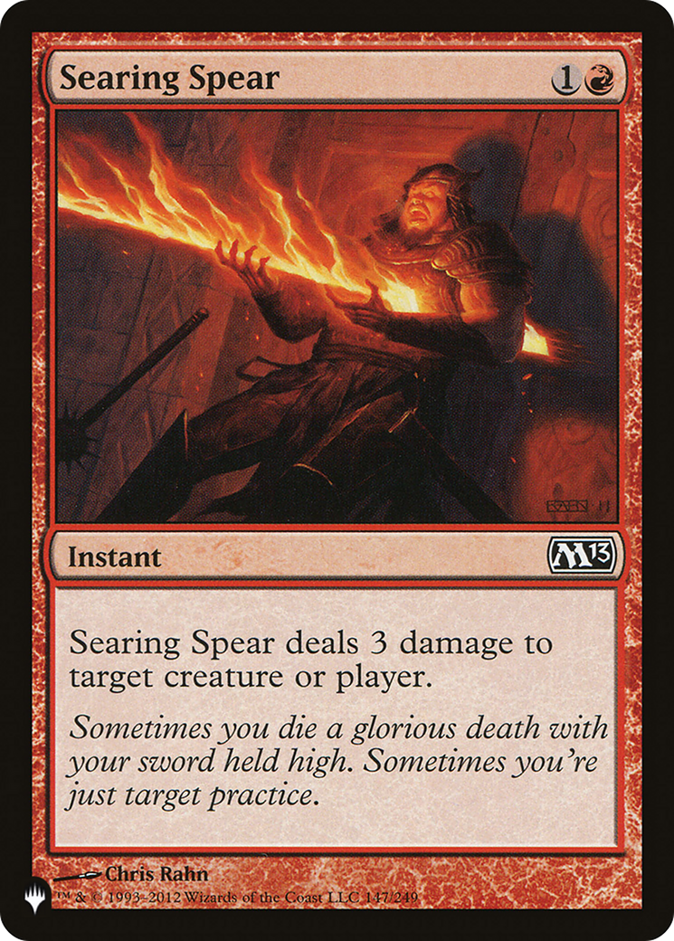Searing Spear [The List] | GnG Games