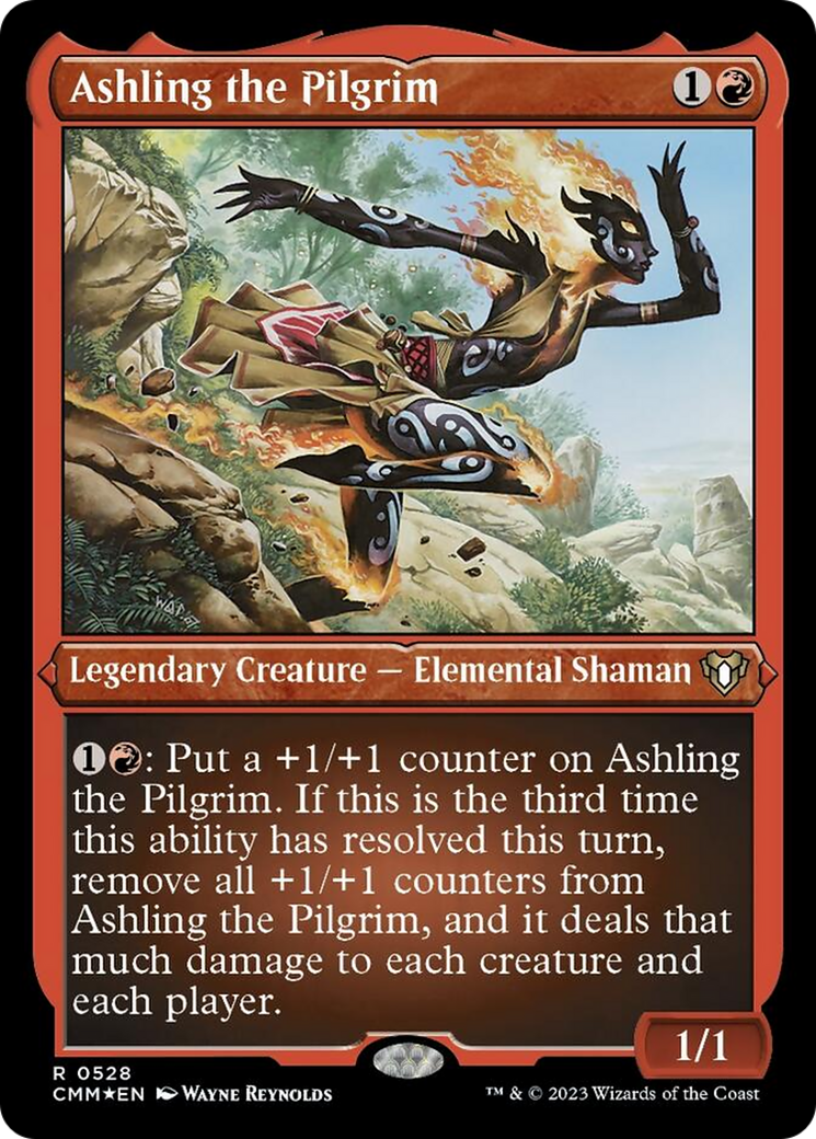 Ashling the Pilgrim (Foil Etched) [Commander Masters] | GnG Games