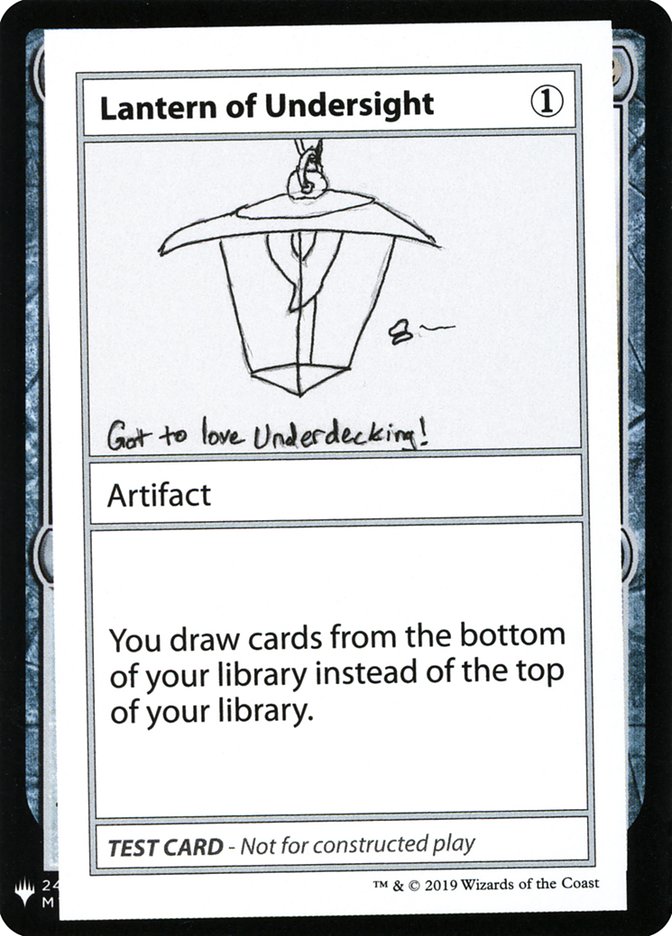 Lantern of Undersight [Mystery Booster Playtest Cards] | GnG Games