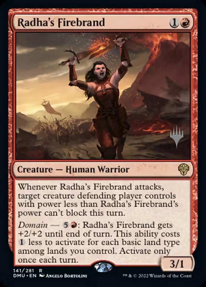 Radha's Firebrand (Promo Pack) [Dominaria United Promos] | GnG Games