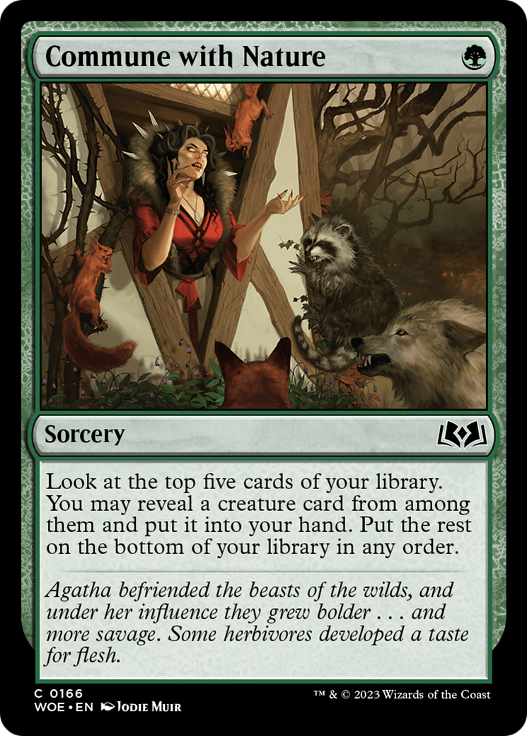 Commune with Nature [Wilds of Eldraine] | GnG Games