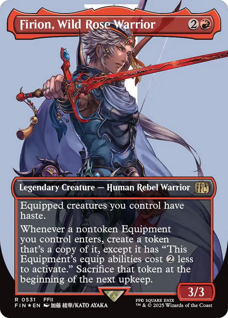 Firion, Wild Rose Warrior (Borderless) (Surge Foil) [FINAL FANTASY] | GnG Games
