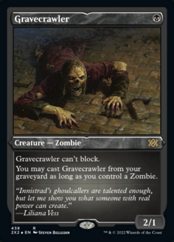 Gravecrawler (Foil Etched) [Double Masters 2022] | GnG Games