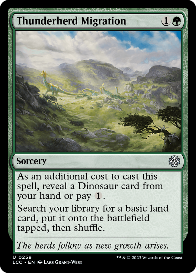 Thunderherd Migration [The Lost Caverns of Ixalan Commander] | GnG Games