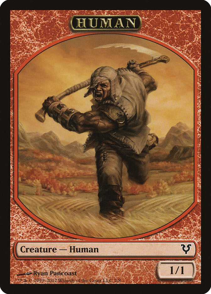 Human Token (7/8) [Avacyn Restored Tokens] | GnG Games