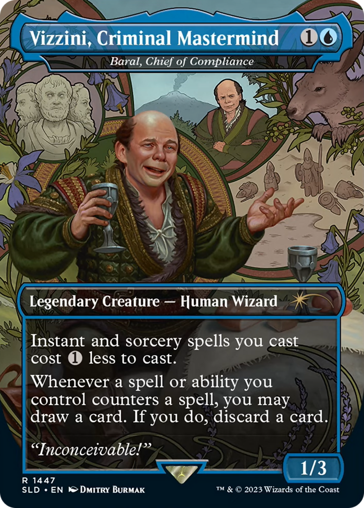 Vizzini, Criminal Mastermind - Baral, Chief of Compliance [Secret Lair Drop Series] | GnG Games