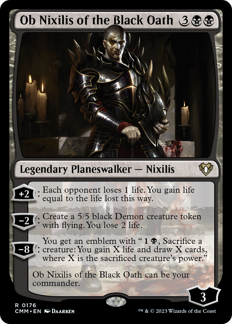 Ob Nixilis of the Black Oath [Commander Masters] | GnG Games