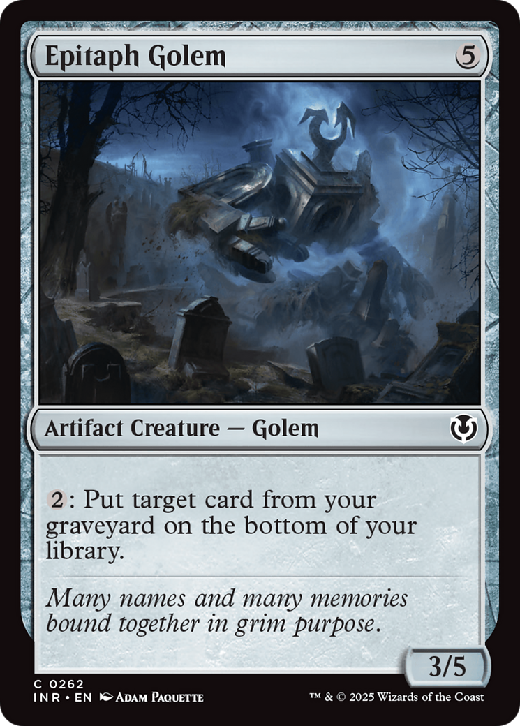 Epitaph Golem [Innistrad Remastered] | GnG Games